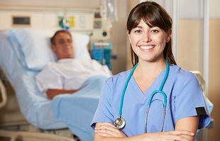 Caregiver Attending the Patient — Columbus, OH — Caring Heart Home Health Agency