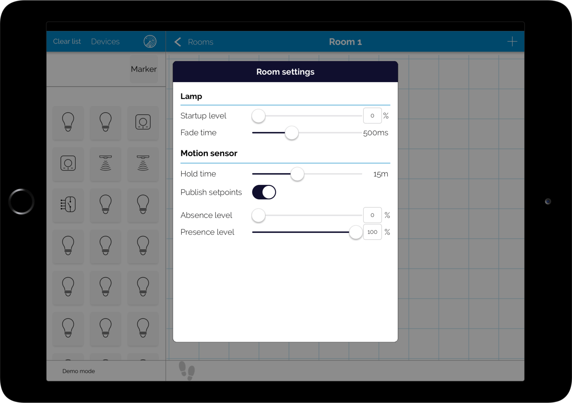 Mymesh App - configure