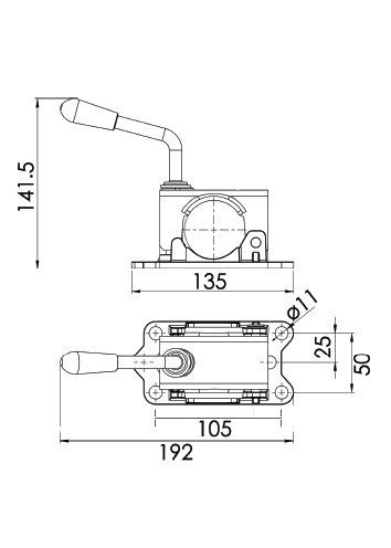 KCL4802 jockey wheel clamp kartt