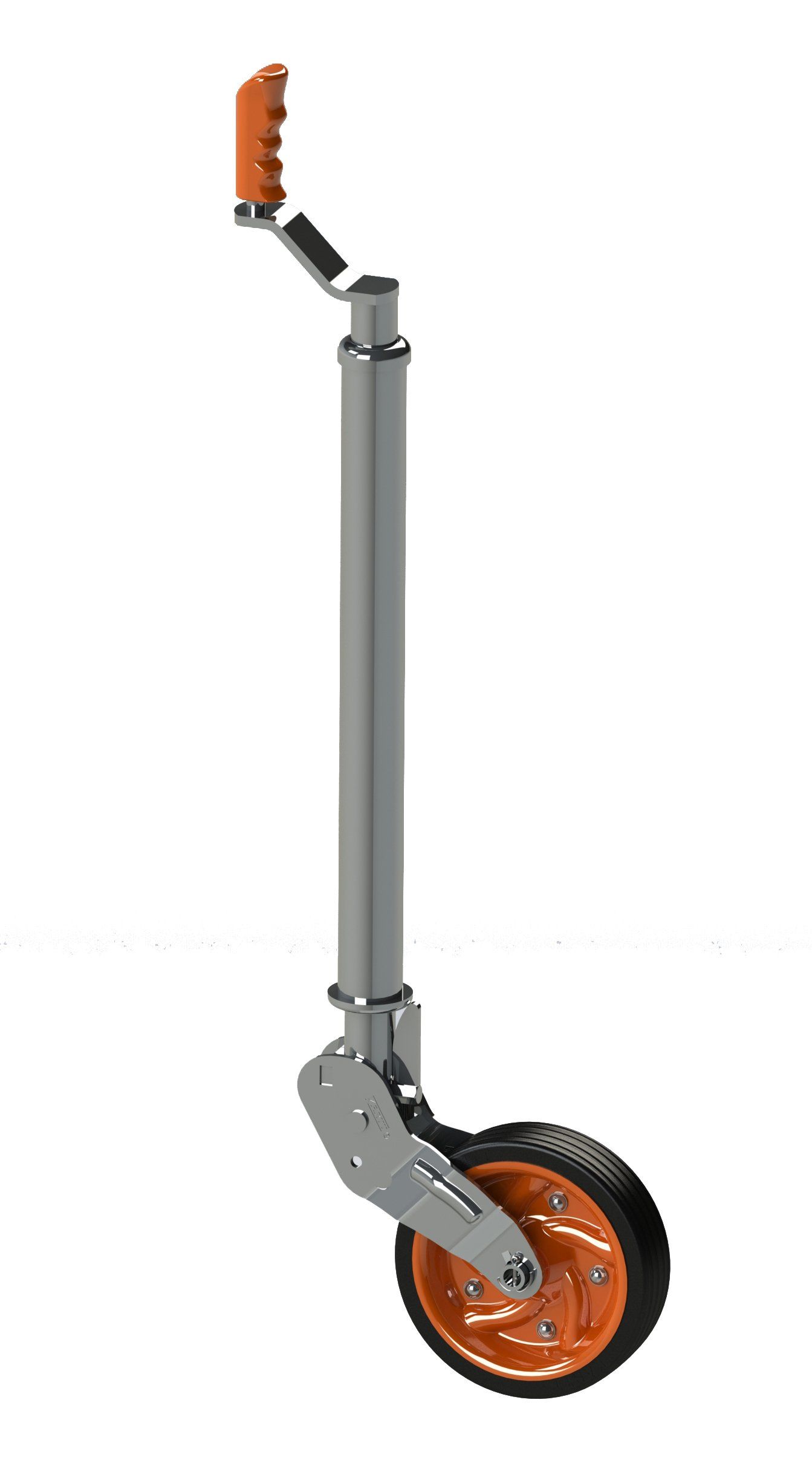 smooth auto-lift jockey wheel retractable