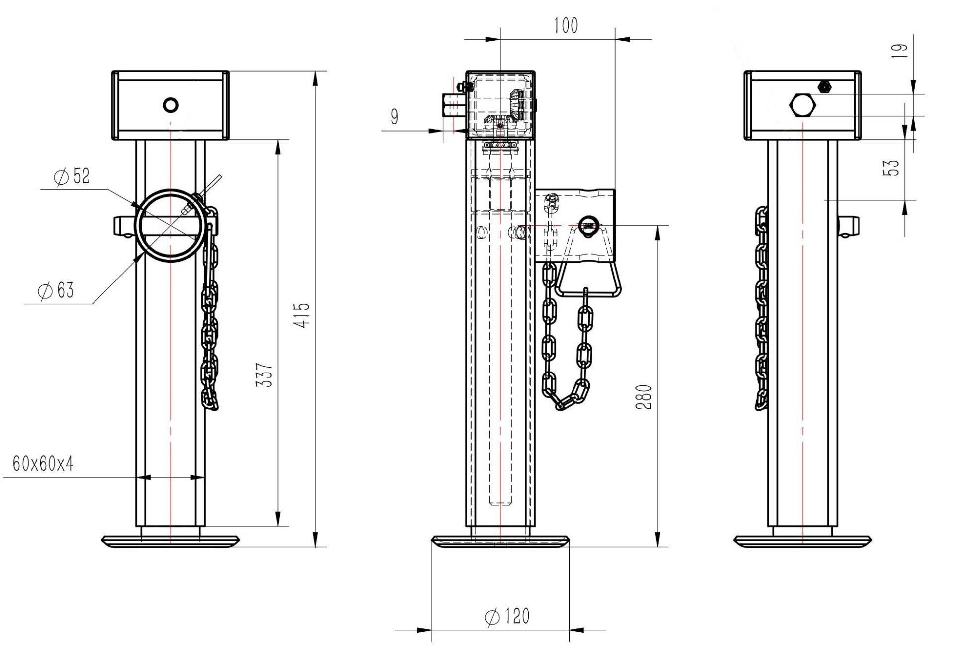 trailer drop stands