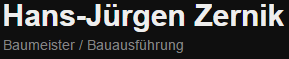 Logo Baumeister Zernit