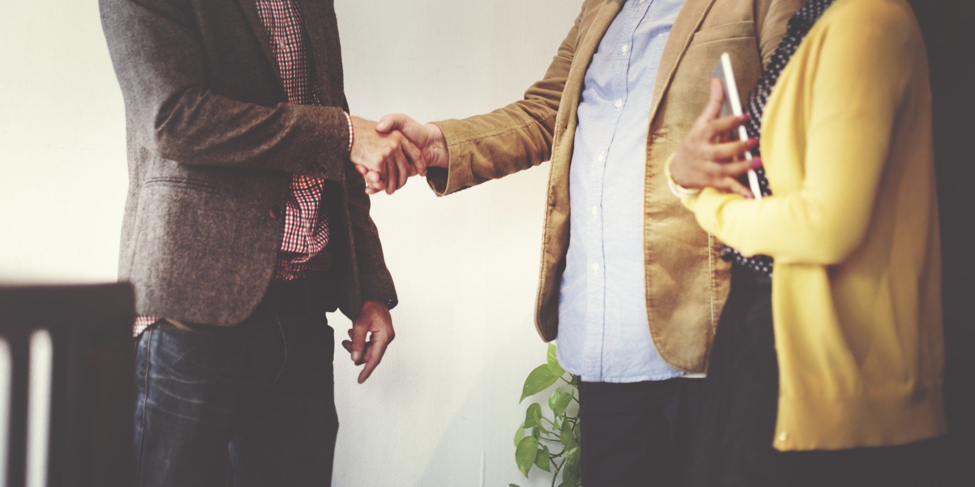 Business Partners Shaking Hands