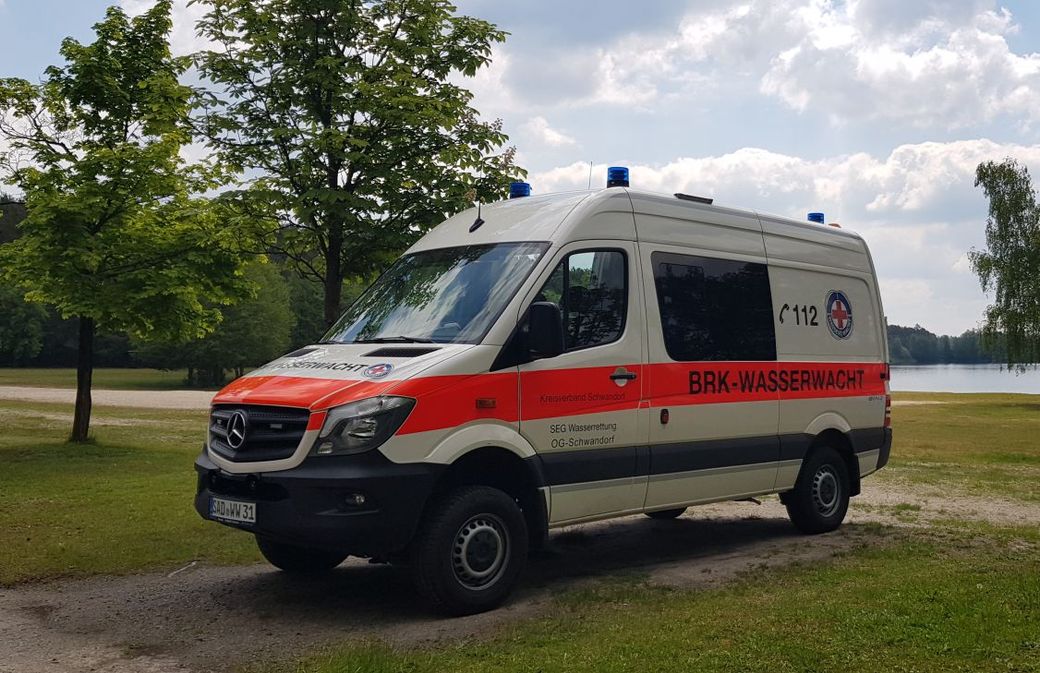 seg übung Steinberg wasserwacht schwandorf ww bus 91