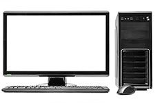 pc and monitor