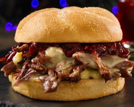 A delicious burger