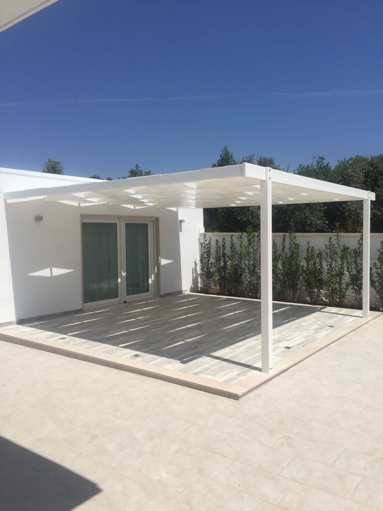 struttura per veranda esterna
