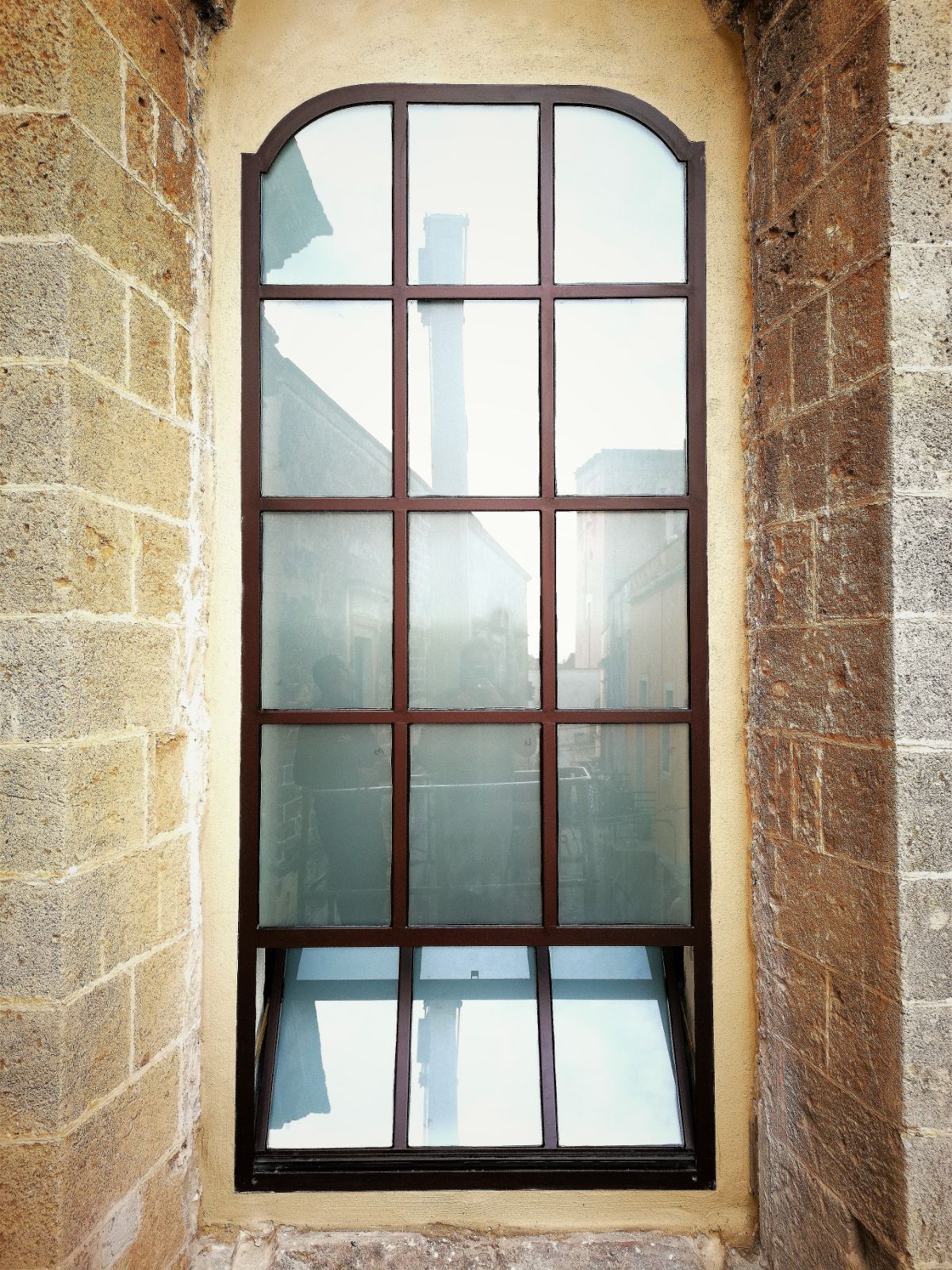 finestra in Corten