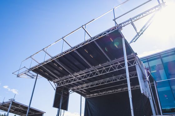 Stage Pre-Setup — Riverside, CA — Big Ear Audio