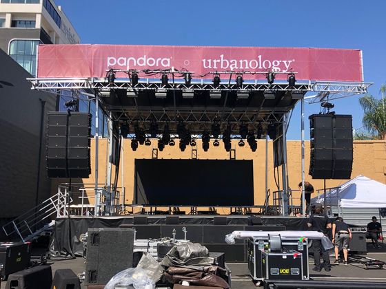 Stage and Sound Installation — Riverside, CA — Big Ear Audio