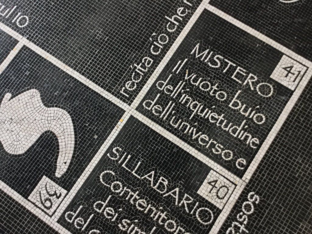spazi consonanti - casa dell' oca  - dettaglio mosaico