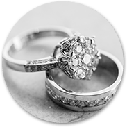 pair of diamond rings