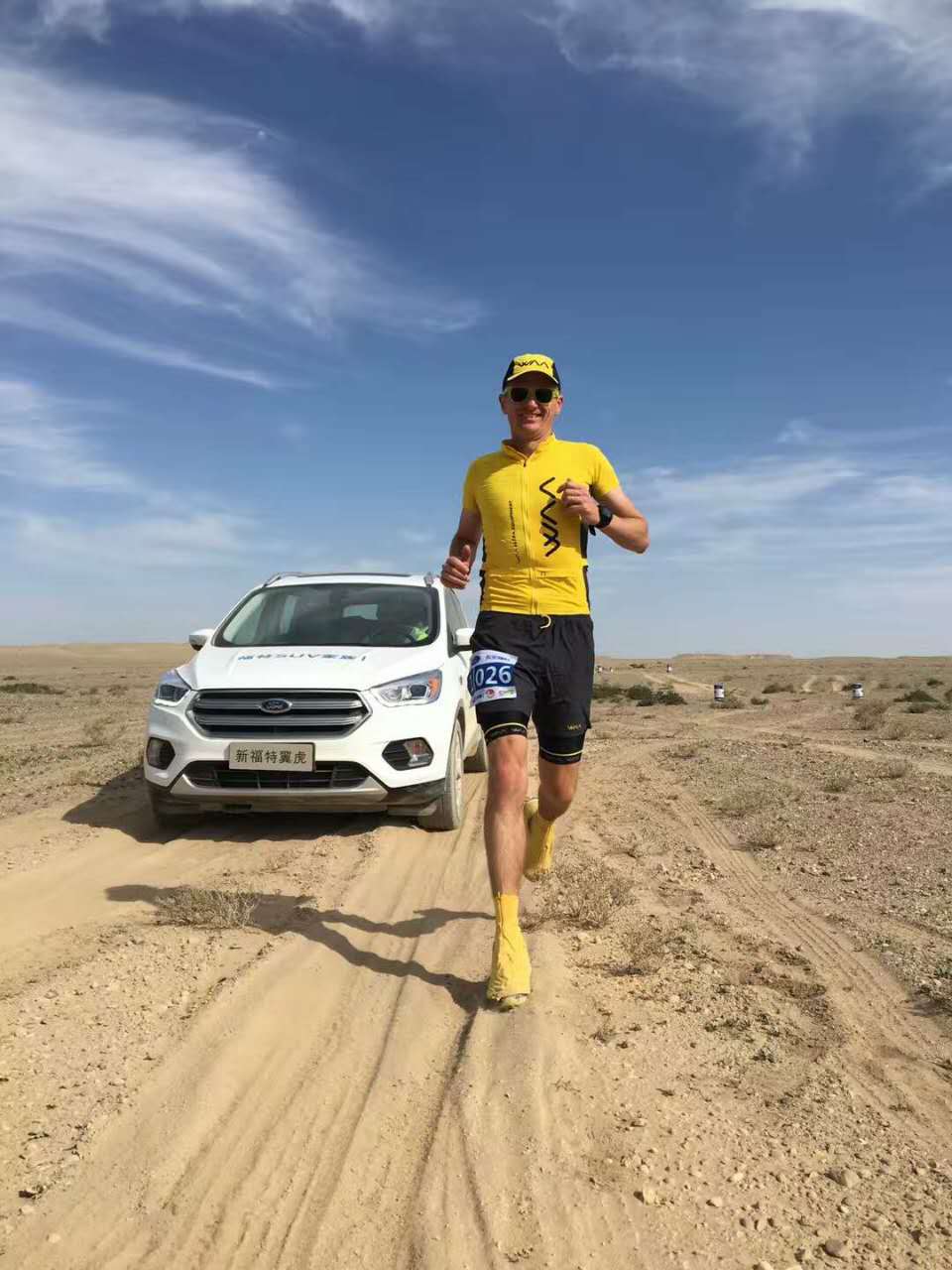 Dion Leonard, China, Changan Ford, Gobi 100km 2016