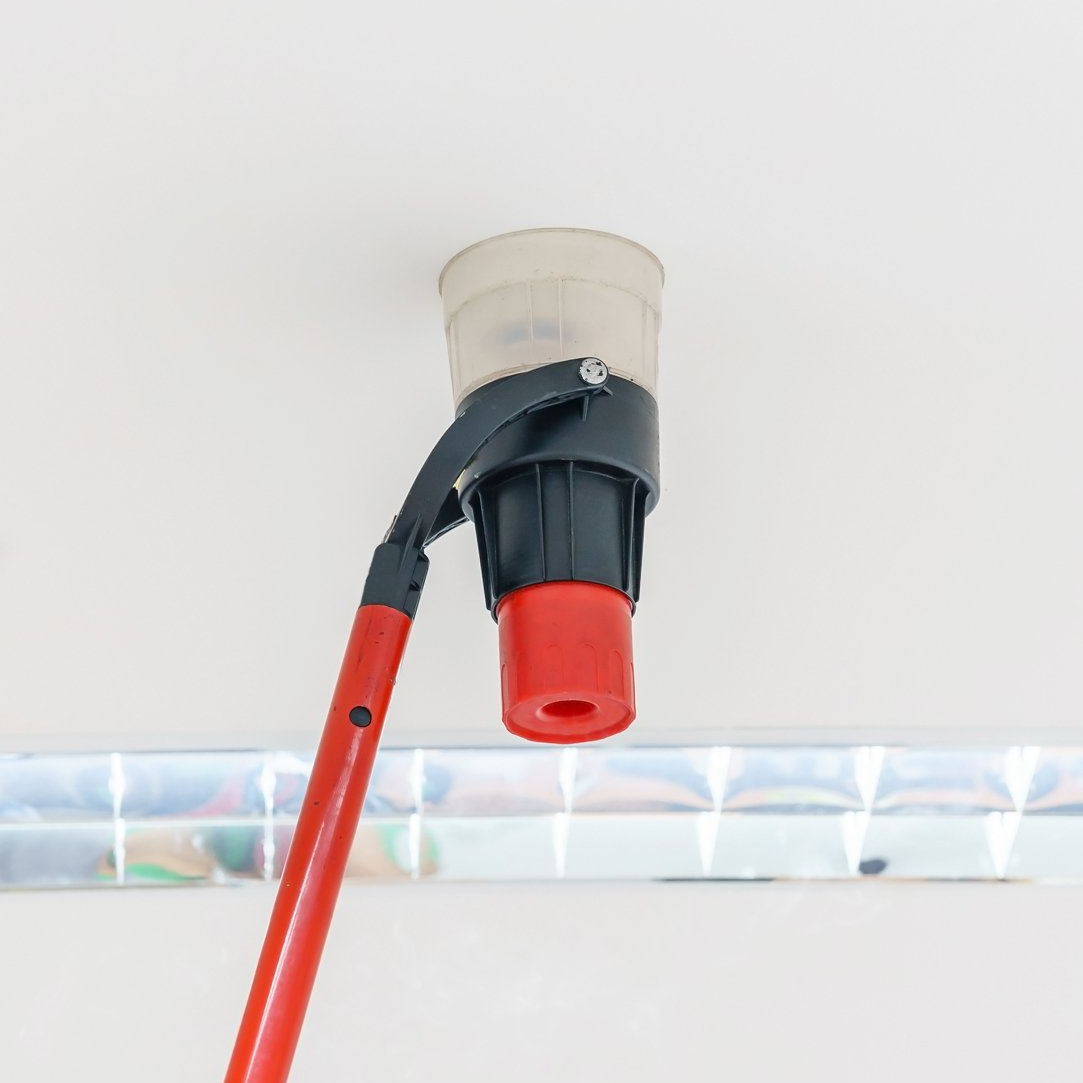 Testing a fire alarm
