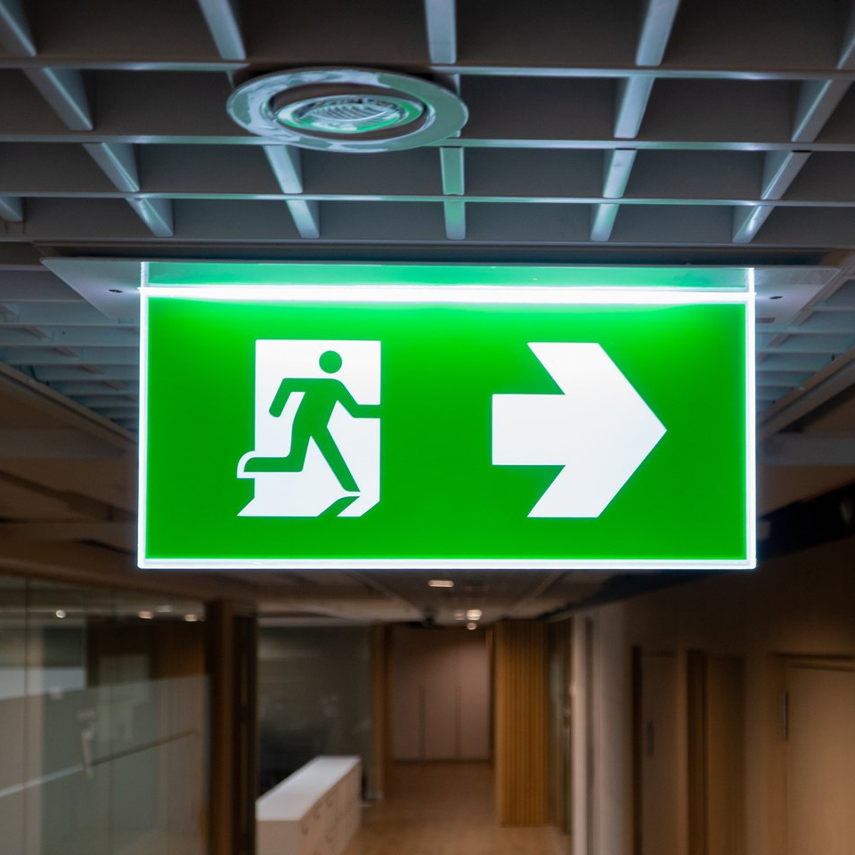Fire safety signage