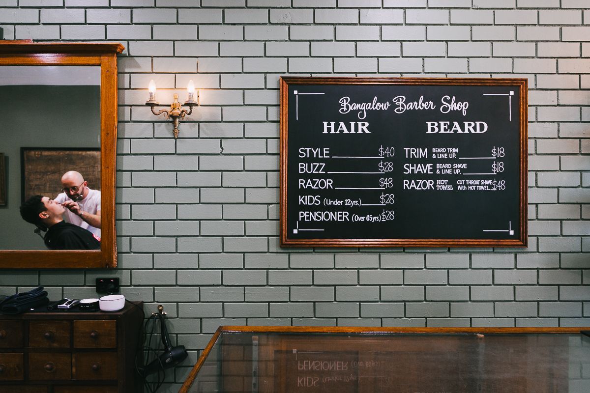 Services Of Bangalow Barber Shop — Bangalow Barber Shop in Bangalow NSW