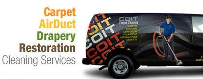COIT logo with car