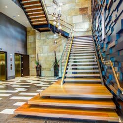 Modern Staircase — Byron, MN — Hentges Glass