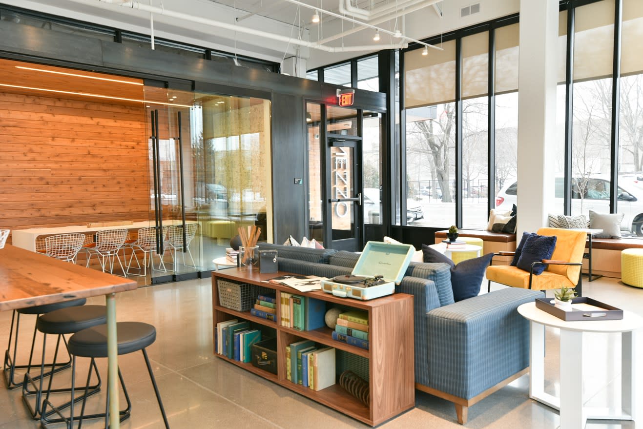 Commercial Building Interior — Byron, MN — Hentges Glass