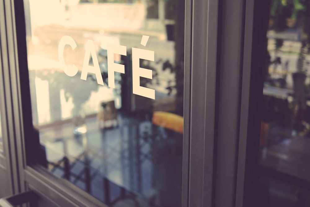 Modern Glass In A Cafe — Byron, MN — Hentges Glass
