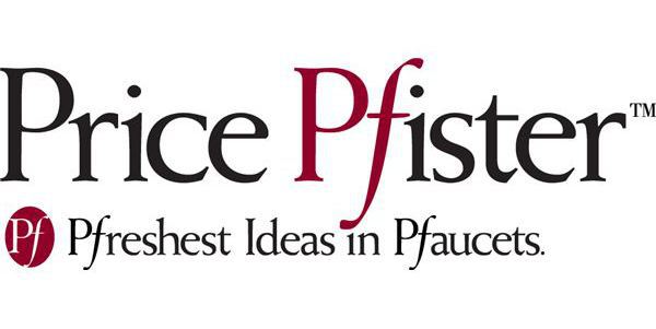 A logo for price pfister freshest ideas in pfaucets