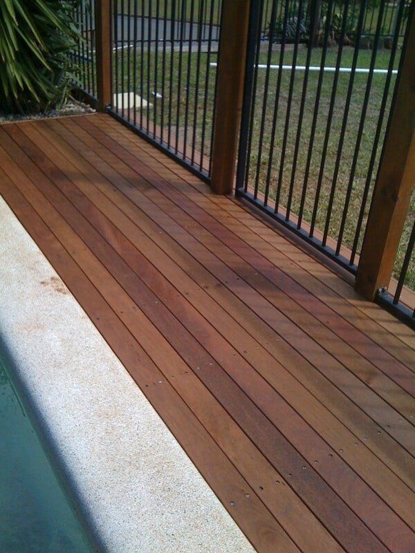 Wooden Floor — Landscaping and Paving Service in Trinity Beach, QLD