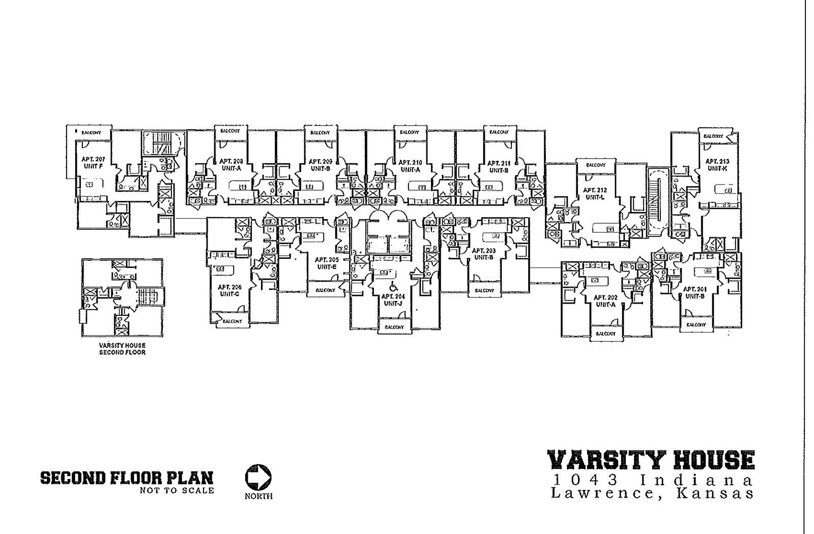 Second Floor Plan | Varsity House