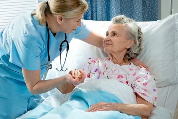 Adult Private Duty — Nurse Checking Patient in Baltimore, MD