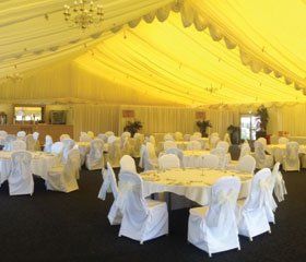 white chair covers