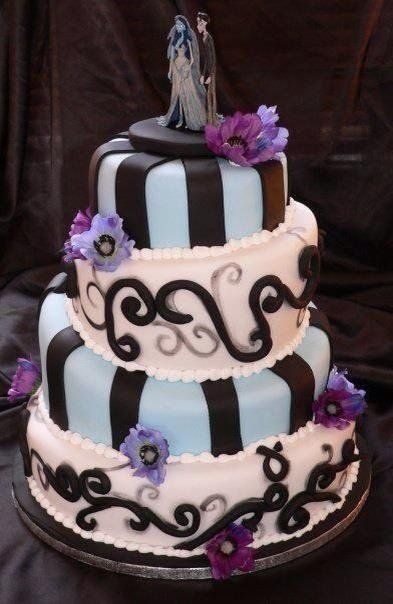 The Corpse Bride themed cake
