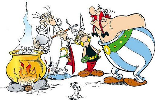Aterix, Obelix, maretakken, maretak, mistletoe