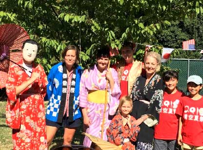 日本の祭りを現地の人に紹介したよ!