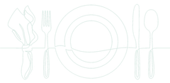 plate, fork, knife and spoon icon