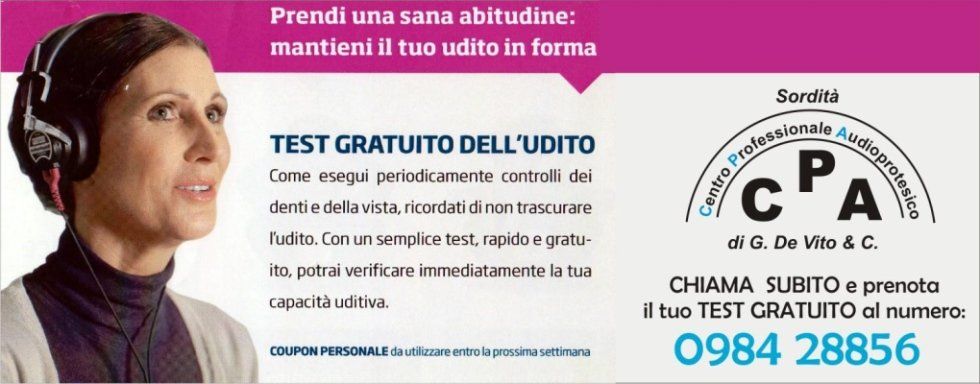 controllo udito gratuito