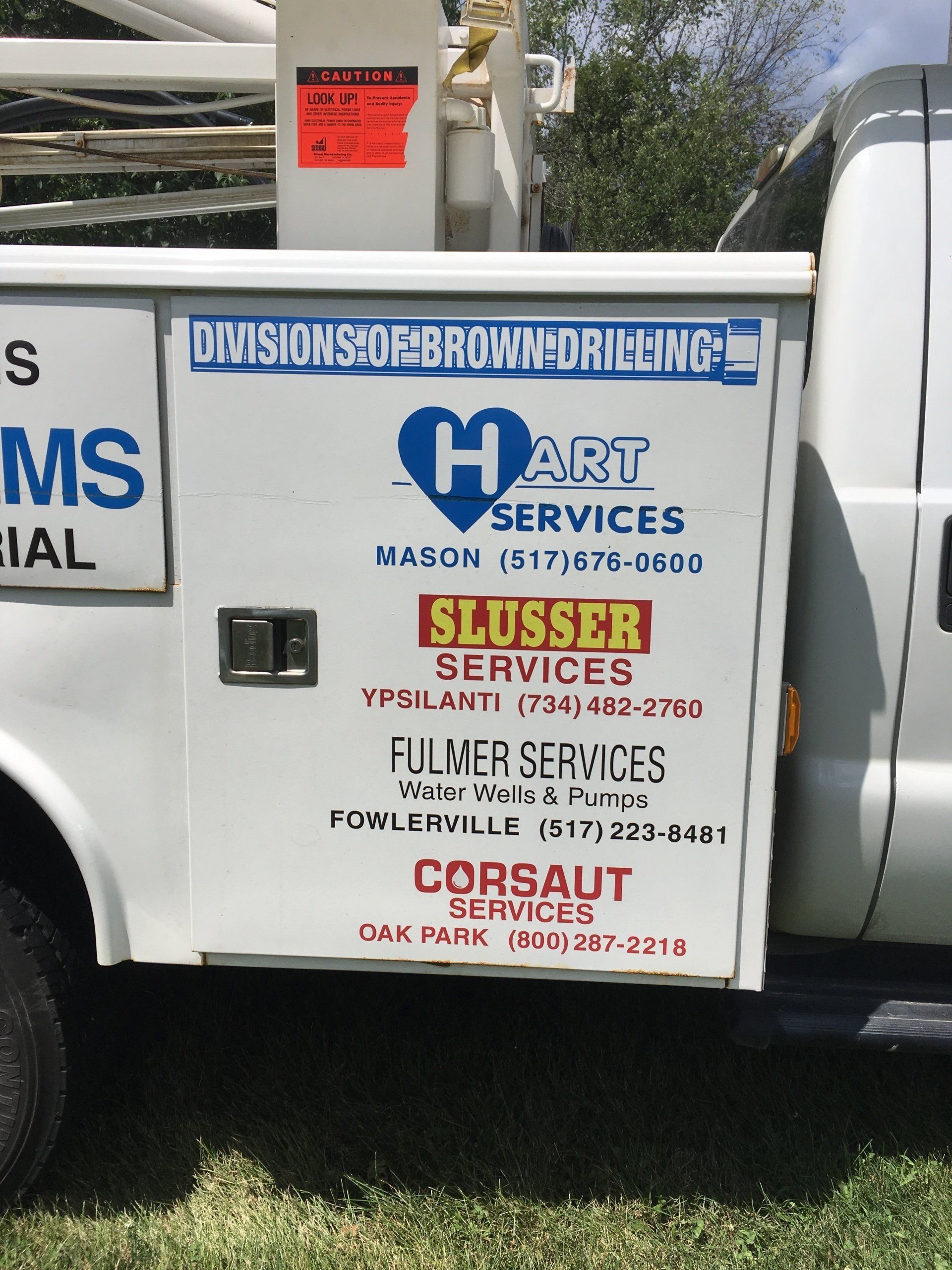 Drill rigs — Howell, MI — Brown Drilling Company Inc