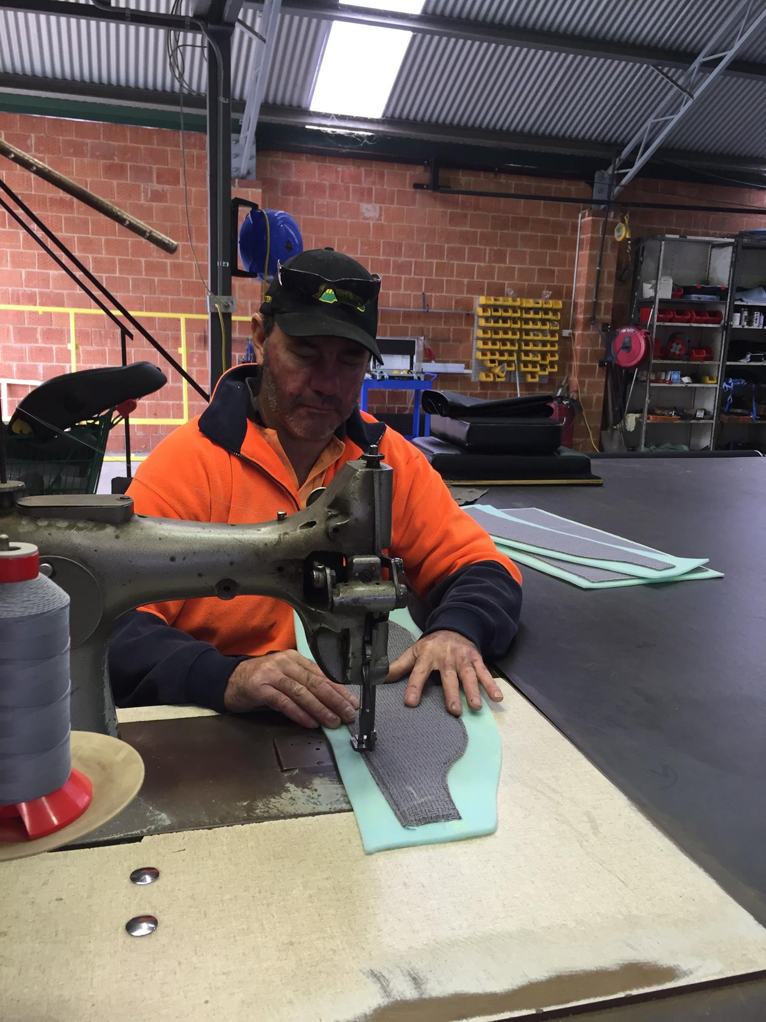 Cutting Material For Upholstery — Simmons Glass & Trim In Bathurst, NSW