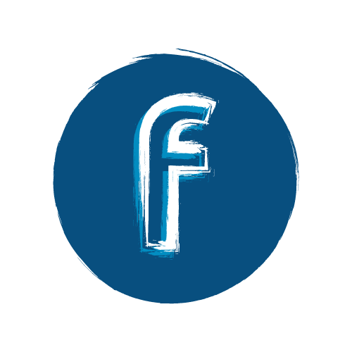 brush type facebook logo icon