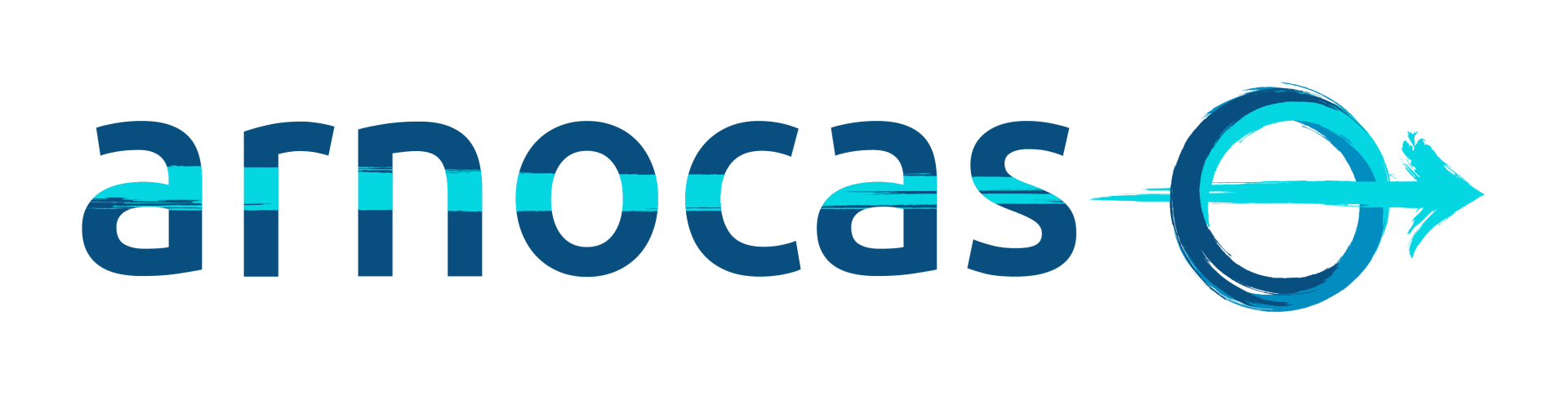 arnocas dark text logo