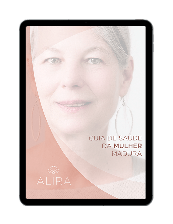 Um tablet com a imagem de uma mulher.
