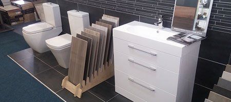 section of our tile shop in Milton Keynes