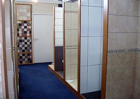 showroom in our tile shop 