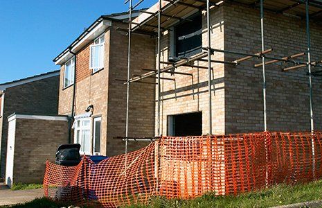 A single-storey extension