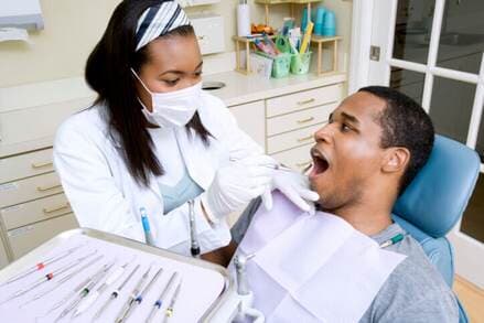 Dentist and patient — Dentist in Fairless Hills, PA Dentist and patient — Dentist in Fairless Hills, PA