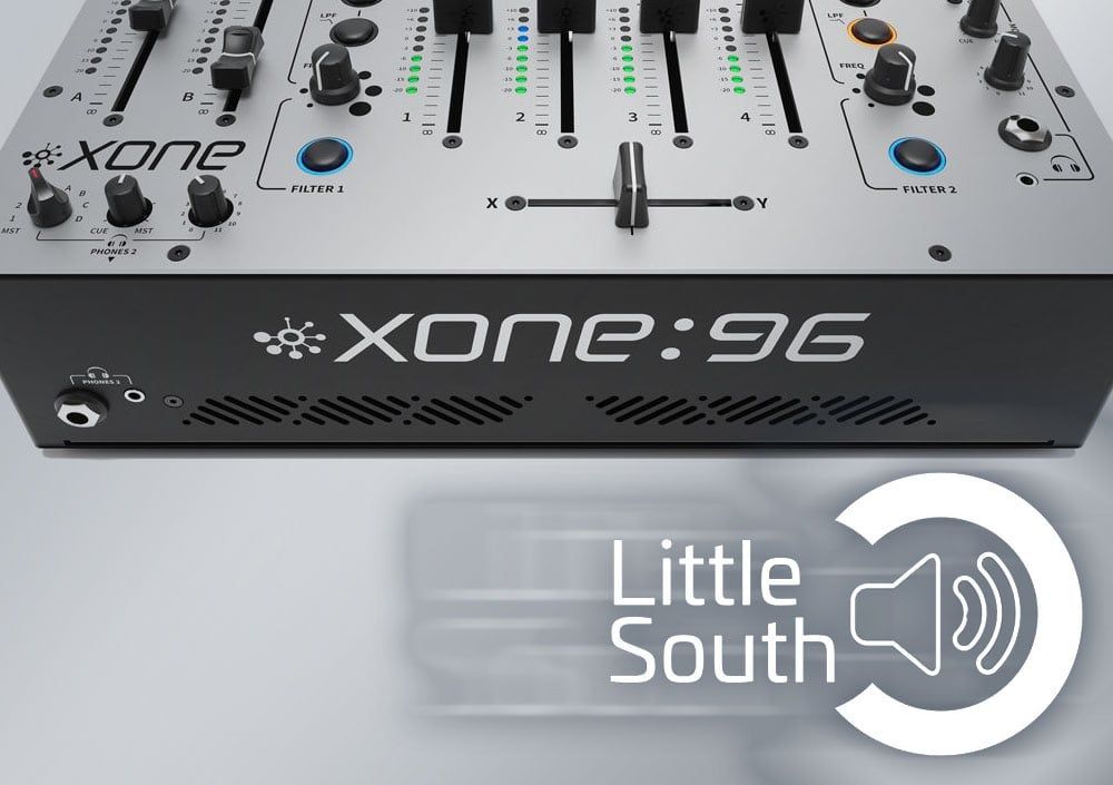 A little south logo next to a mixer