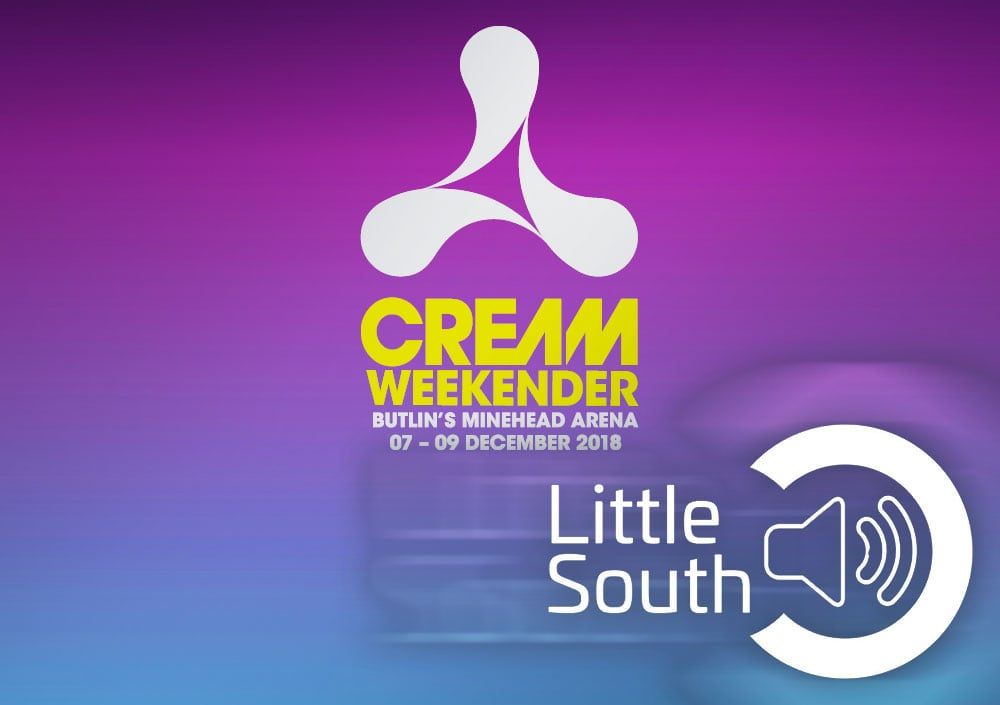 A poster for the cream weekender in little south