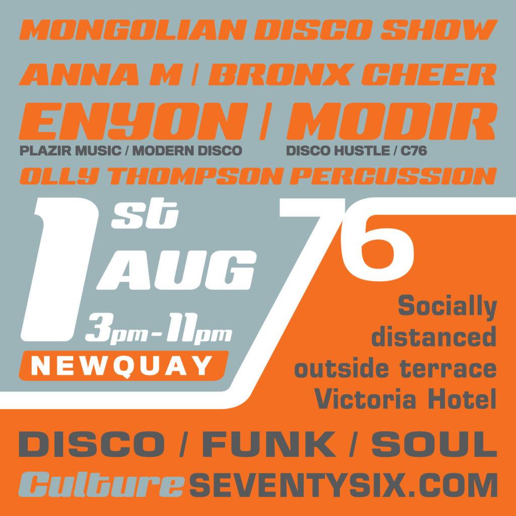 A poster for a disco show on august 1st