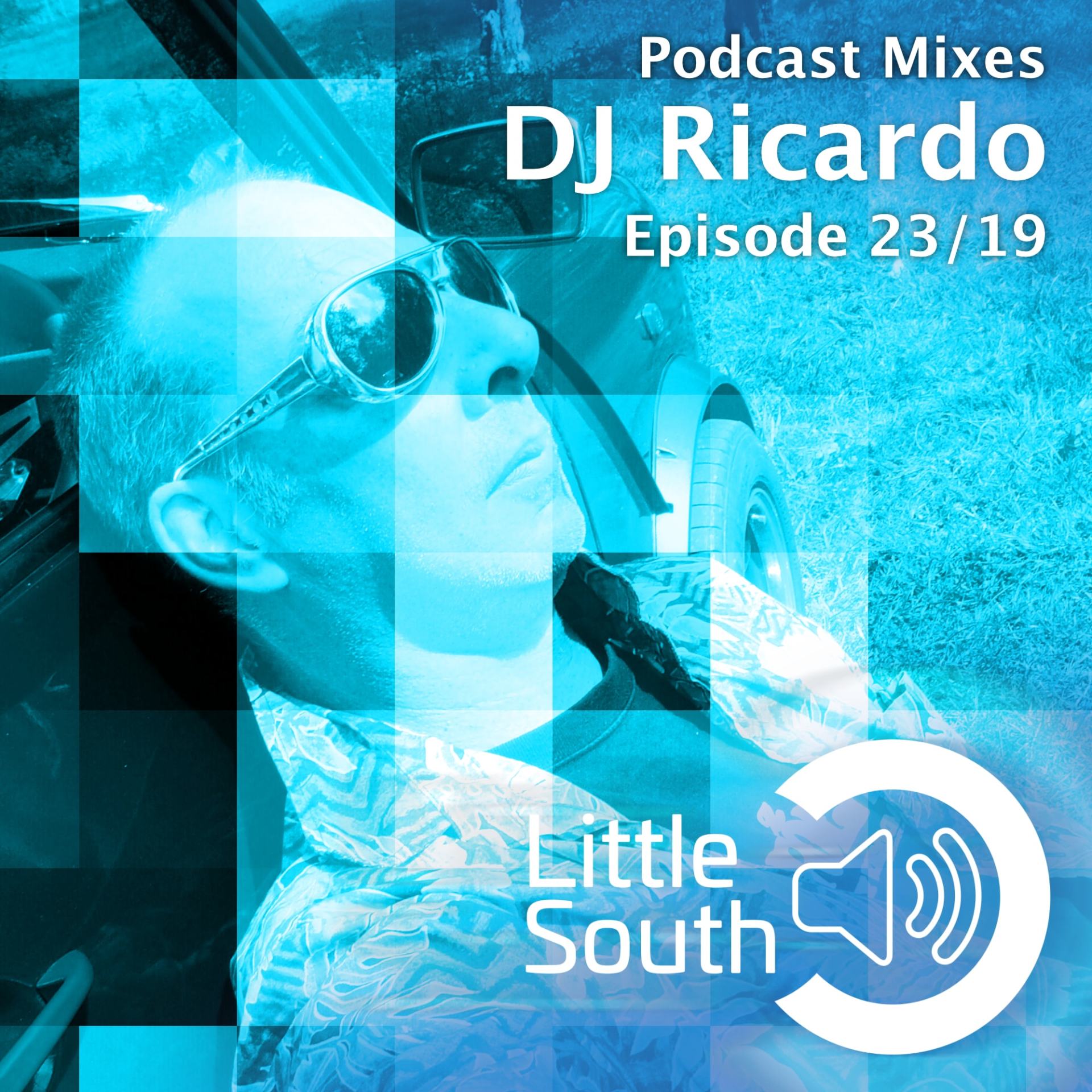 A poster for podcast mixes by dj ricardo