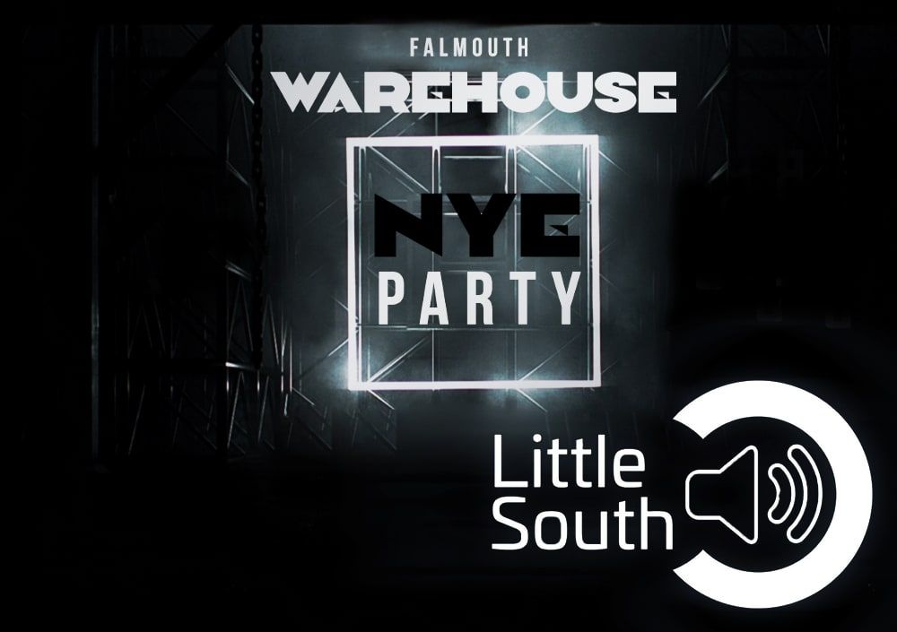 A poster for the falmouth warehouse nye party