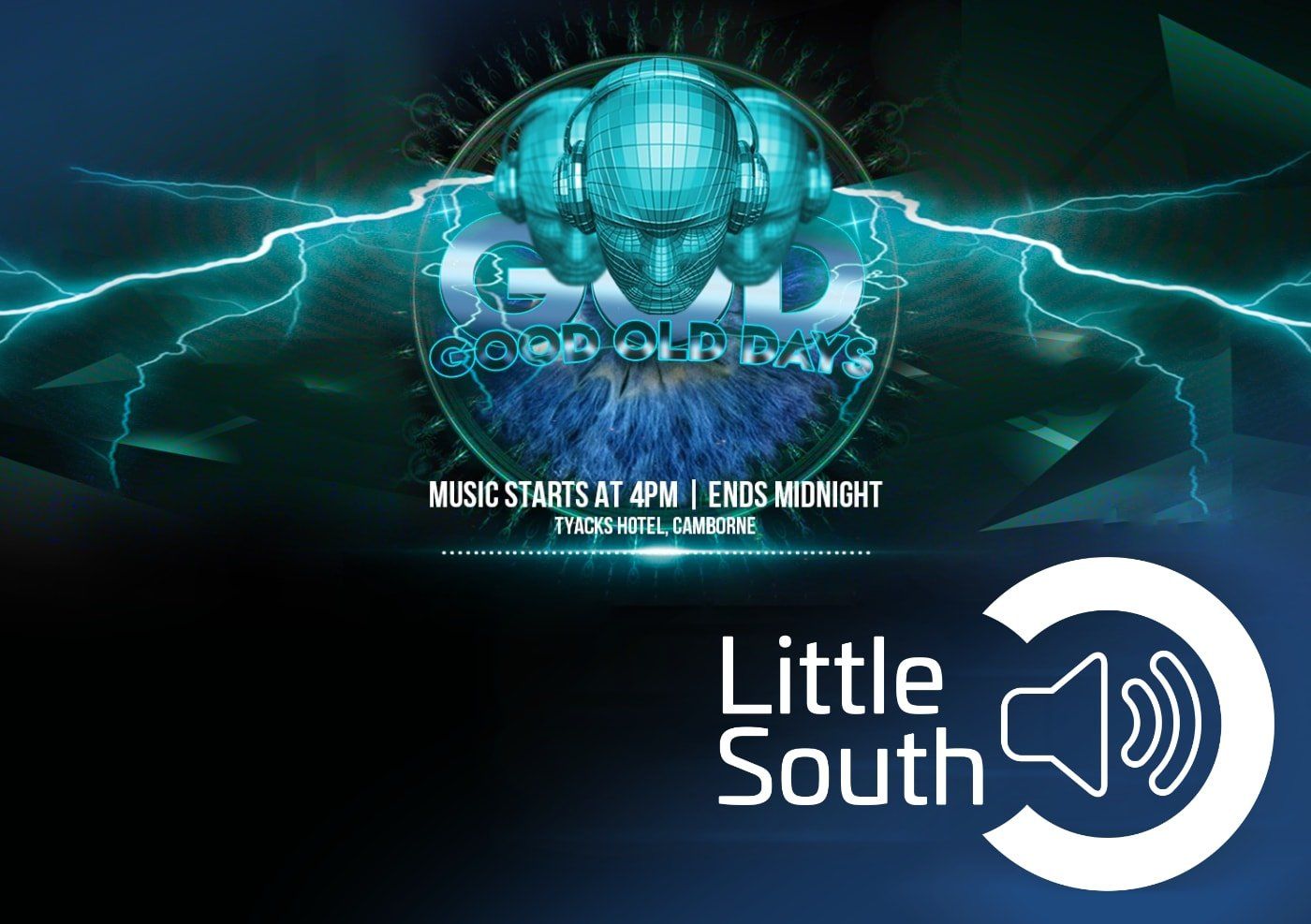 A little south logo with a speaker on it