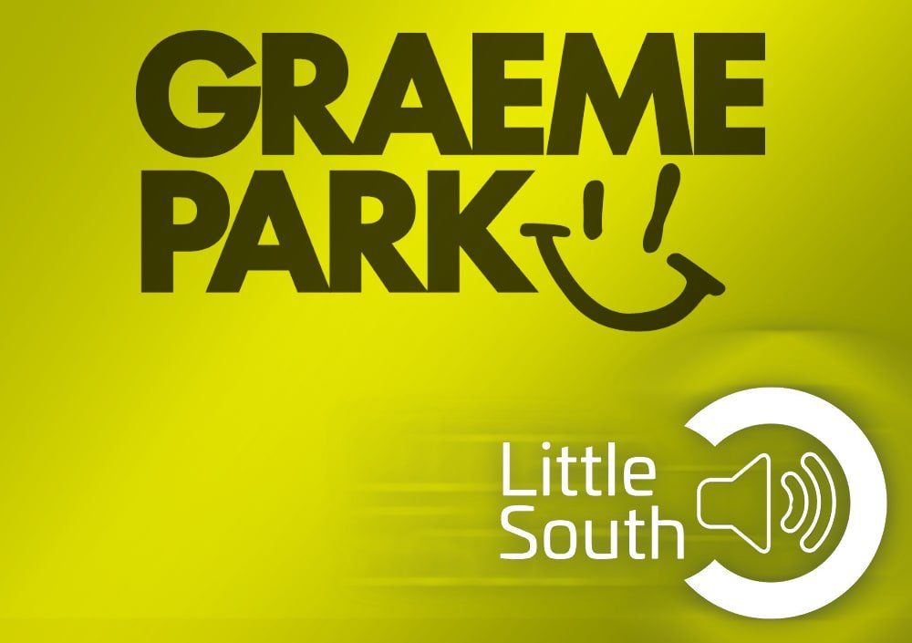 Graeme park little south logo on a yellow background